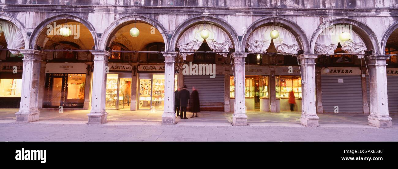 Facciata, Piazza San Marco, Venezia, Italia Foto Stock