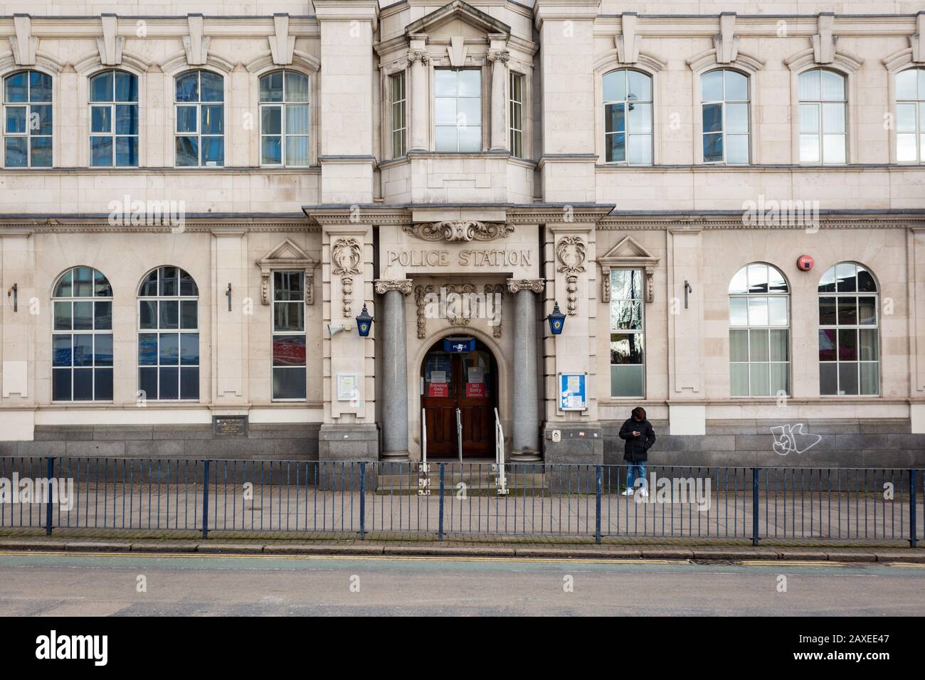 Stazione di polizia di Digbeth, Birmingham, Regno Unito Foto Stock