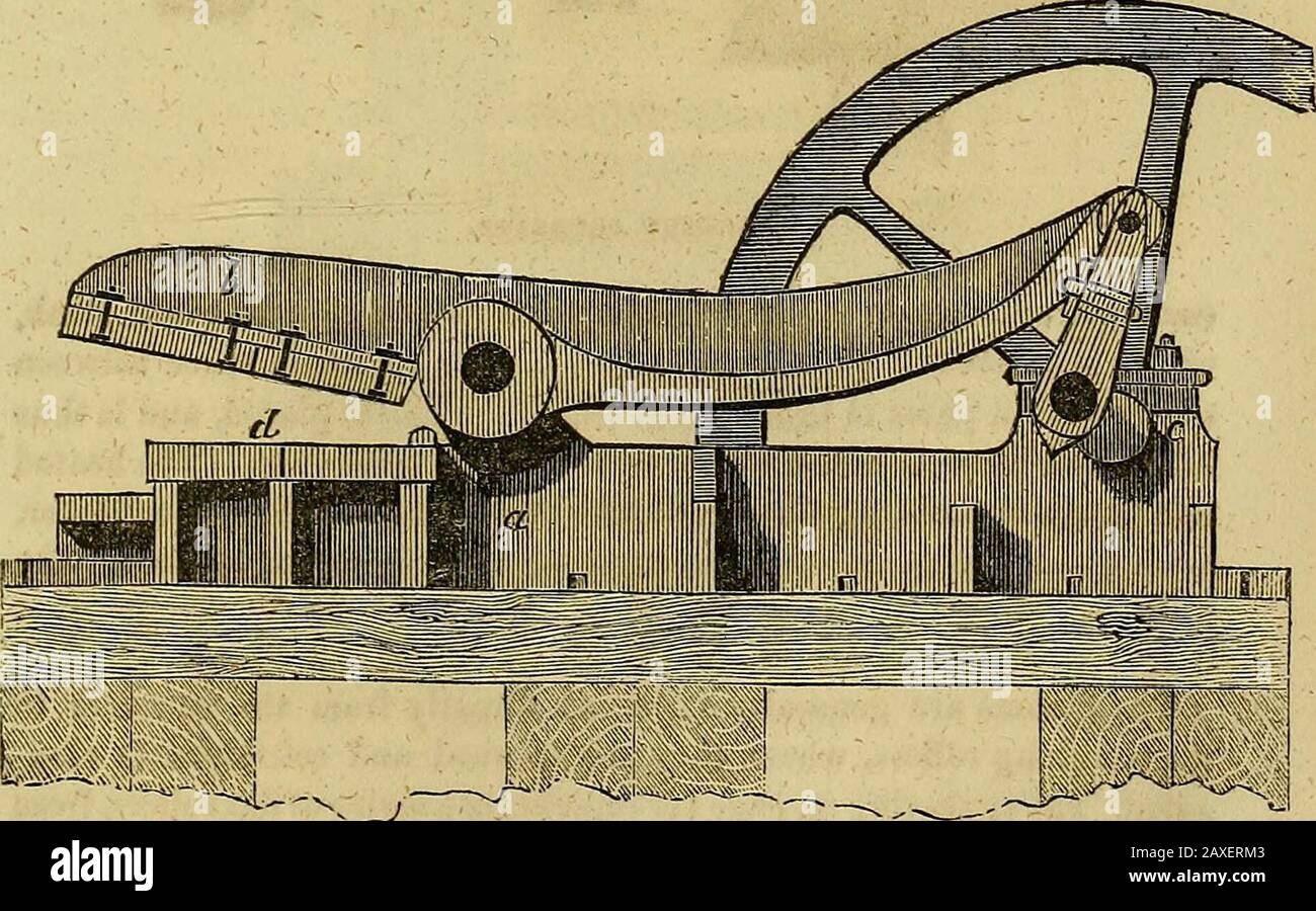 Lo schizzo grafico della Pennsylvania : o, il suo scenario, miglioramenti interni, risorse, e l'agricoltura, popolarmente descritto . VISTA DELL'INTERNO DI UNA FORNACE PUDDLING. Quando il metallo è sufficientemente bollito e lavorato nel fornace del pudddlingforno, esso è rotolato in una sfera il più compatta possibile, e poi contutta la spedizione conveniente è portata in tenaglia di ferro allo spremitore. SPREMITORE PER FIORITURE. IP 126 SCHIZZI DI LOCOMOTIVA. L'oggetto dello spremitore è indicato dal nome. La palla calda rossa è posta nelle sue ganasce di ferro a d, e viene quindi pressata ad ogni evoluzione della ruota che la aziona Foto Stock
