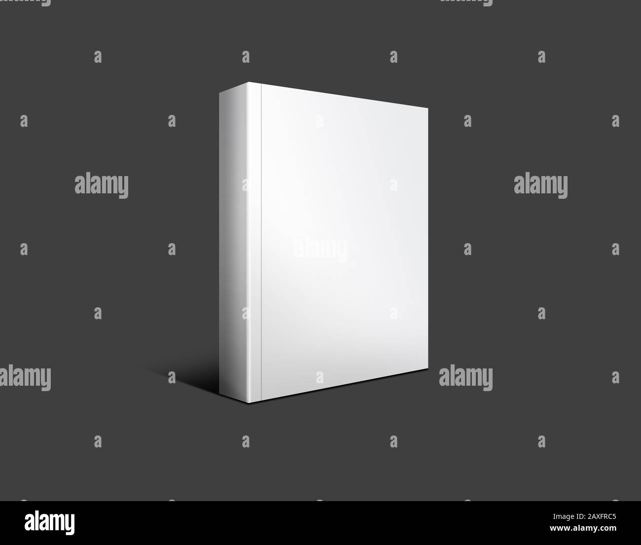 Copertina vuota di illustrazione di Magazine, Catalogue, Books, Diary, note book mock-up, vuoto mockup su sfondo scuro isolato. 3D che illustra. Foto Stock