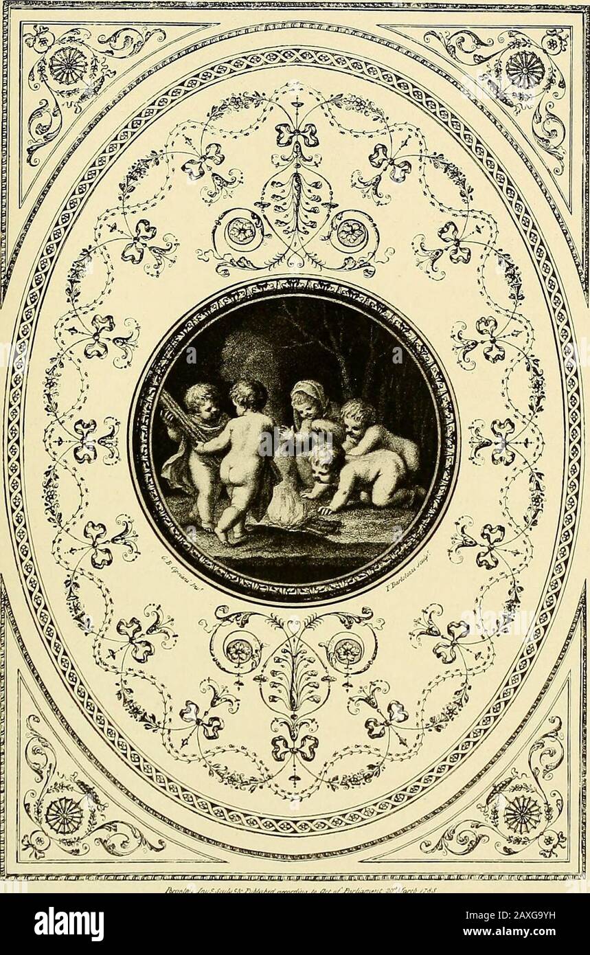 Robert Adam & i suoi fratelli; le loro vite, lavoro & influenza sull'architettura inglese, decorazione e mobili. Evento violazione dei loro diritti. I tepro e i contro del caso sono stati discussi in due contemporanei, dal titolo: (1) Osservazioni su Due Prove di legge, rispettingMessieurs Adamss nuovo-inventato Patent-stucco. Con altri marchi, di un Pratico Plaisterer, Londra, 1778; e (2) UN Replyto Osservazioni su Due Prove di legge, rispettando Messieurs Adamssstucco nuovo-inventato; contenente il sig. Wallaces risponde al sig. Dunningcon il riassunto Delle Prove e Delle Accuse alla Giuria, come takendo Foto Stock