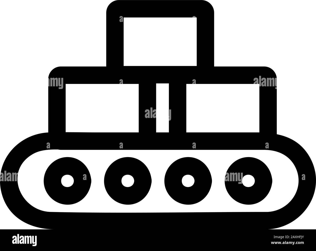 Vettore icona ordinamento posta. Illustrazione del simbolo del contorno isolato Illustrazione Vettoriale