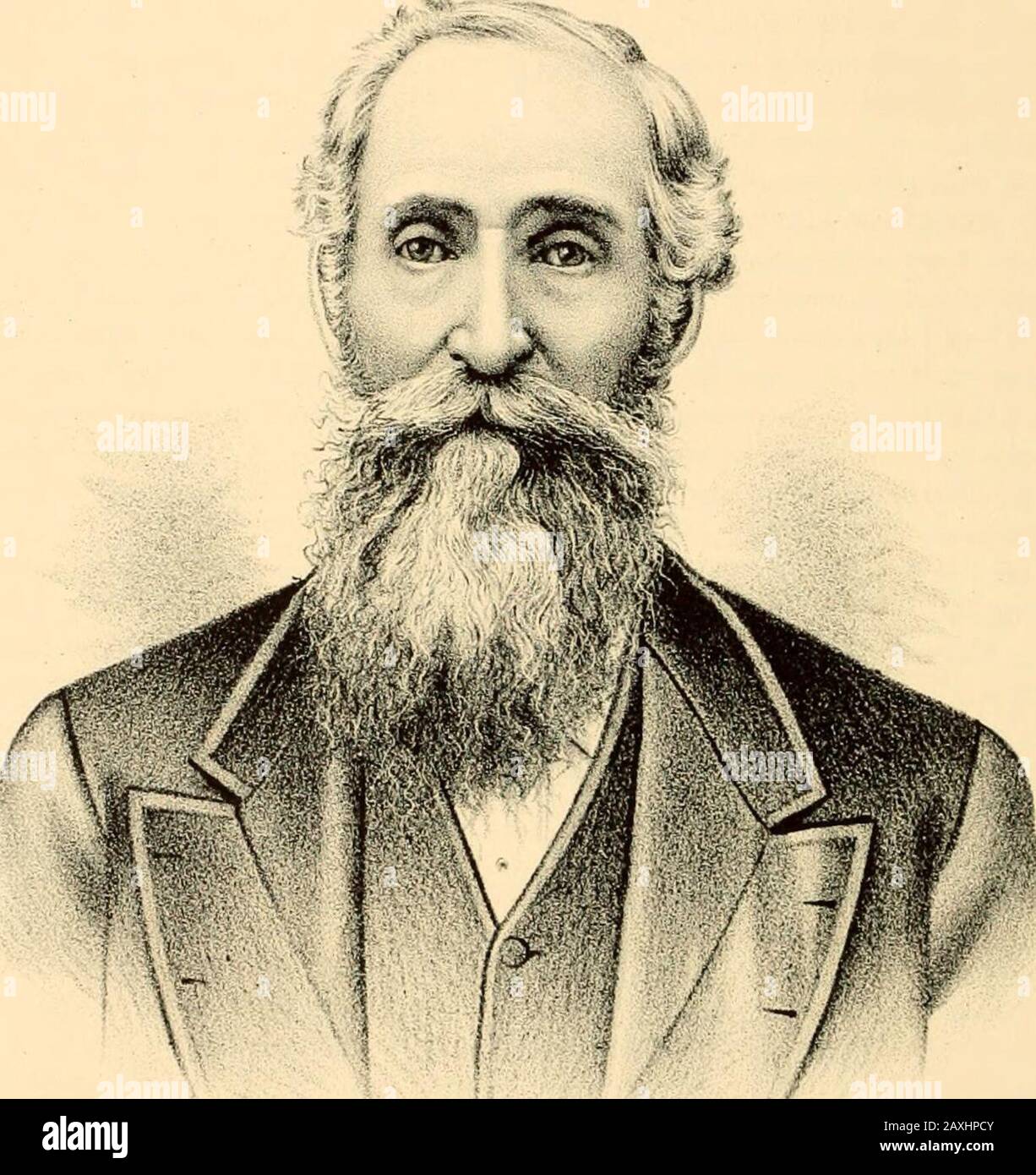 Ritratto e record biografico di Shelby e contee di Moltrie Illinois, contenente ..bozzetti di prominente ..Citizens ..The governatori dello stato ..The presidenti degli Stati Uniti . e vissuto per circa i bunyears, alla scadenza del quale tempo egli trasveduto Bond County, e vi è morto. La signora Renner è uno di una famiglia di undici figli, ci sono stati sette figli e quattro figlie, e della signora che divenne la moglie del nostro soggetto, era la più giovane. Era bora in Indiana. Septem-ber 30, 1821. Dopo l'Unione del nostro soggetto e moglie, teySettled in Richland Township, su una fattoria locat Foto Stock