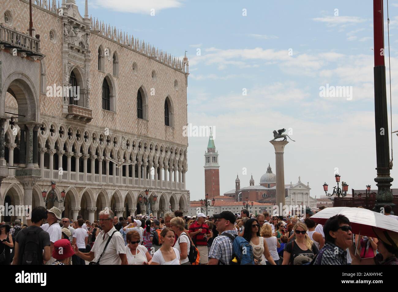 Piazza San Marco, la piazza principale della città. Venezia, Italia Foto Stock