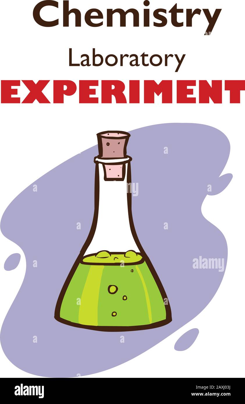 Illustrazione del vettore Icona Flask chimica Illustrazione Vettoriale