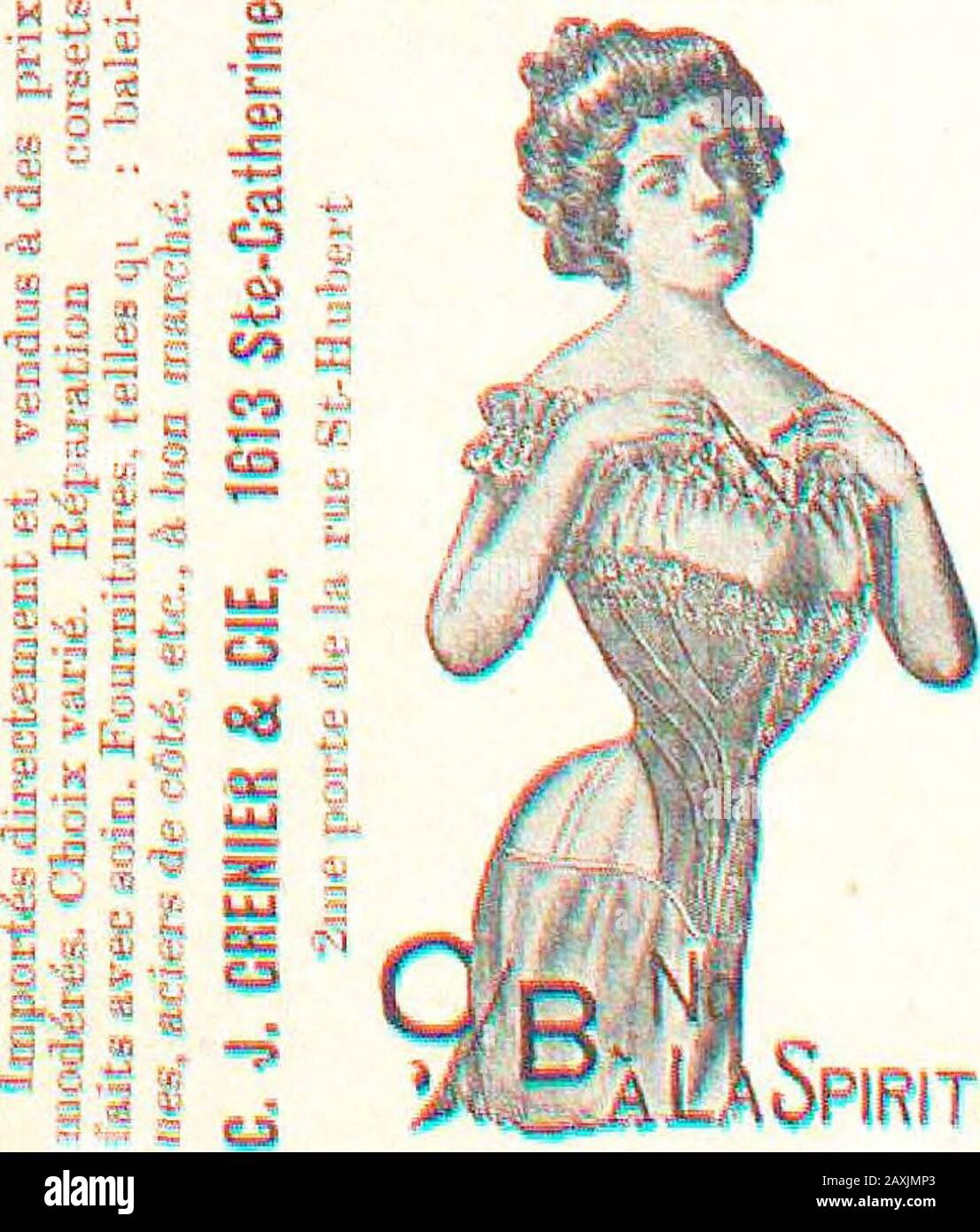 Journal francoise 21 nov 1903 . devrait étudier tout ce qui a rapport atixmaladies piirticuUères à son sexe afinde pouvoir les prévenir et les guérir anbesoin. OTI trouvera des informationstrès importaïUesS daus mon livre que jeserai heureuse denvojer GRÂTUïTE? EMTà tonîe femme qui îïreiiverra son romet son adresse. Cf-st uu LIVREREMPLI DEBON SENS écrit par une ft-sujut qui a pa.^ une |&gt;ar-tie de .sa vie à ét«tiier tes question.;, ftpsuis positive que vous eu serea satisfite. EGRIVEZ-MQI AUJOURDHUI. Mad. Jutia C. Richard, RoiU m&lt;. Montré:. Xotre assertîtoent de mravem,-tés pouï- l,e lïT Foto Stock