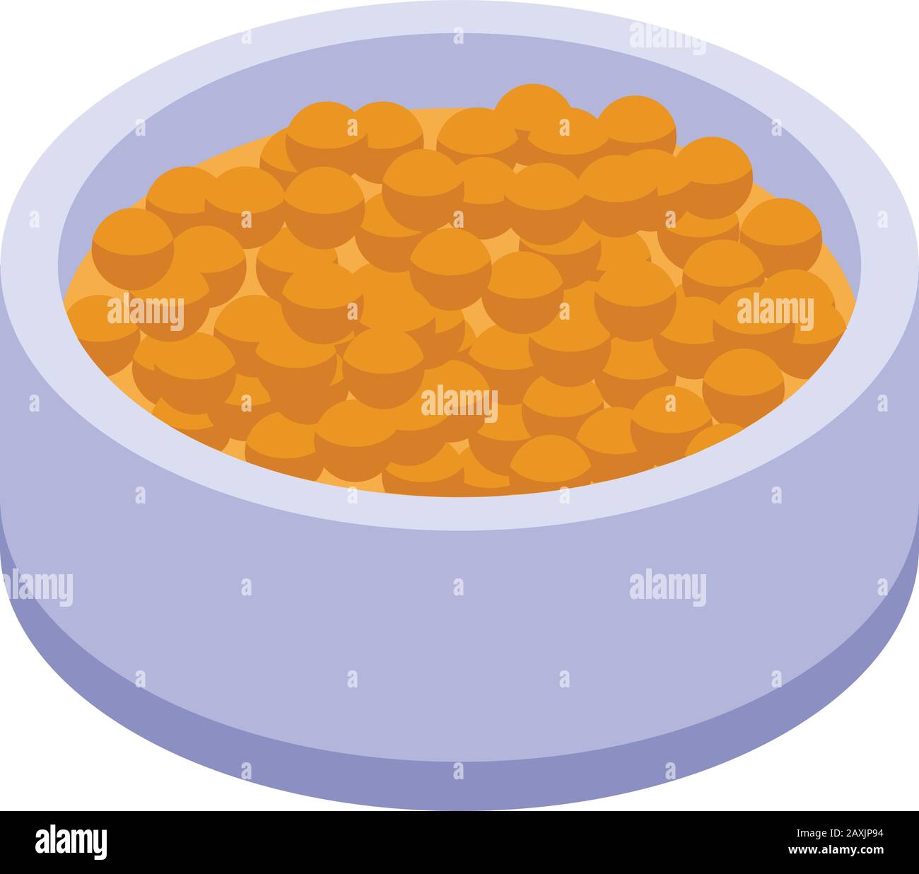 Icona di palle di senape, stile isometrico Illustrazione Vettoriale