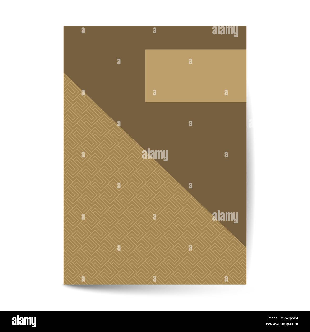 Il minimo di lusso design del coperchio con elemento di modello per il menu scheda di invito, banner prenota vettore di design Illustrazione Vettoriale