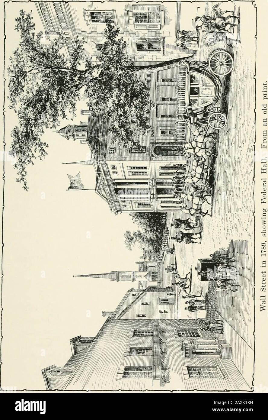 Un punto di riferimento storico di New York; anche l'origine dei nomi di strada e di una bibliografia . abitazione privata essendo più che riempito withguests. Alcuni, si dice, dormivano in tende. Le taverne erano bloccate alla loro massima capacità, e ogni hada canzone speciale di benvenuto del proprio. Ecco un versefrom di uno dei saluti rima: Thrice benvenuto a questa riva, Il nostro leader ora non più, Ma governante thou.o veramente buono e gieat.Long vivere a piacere il nostro Stato, Dove innumerevoli onori attendono di mettere a ponte il tuo brow! Si è verificato un breve ritardo, ma sulla 30th di aprile tutto era pronto, e l'inaugurazione ha avuto luogo.A nove oclock lì Foto Stock