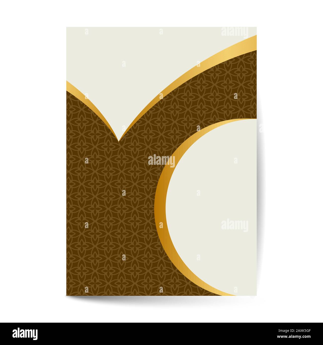 Il minimo di lusso design del coperchio con elemento di modello per il menu scheda di invito, banner prenota vettore di design Illustrazione Vettoriale