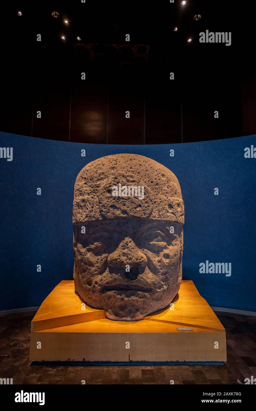 Museo antropologico Nacional de Antropología a Città del Messico, Messico Foto Stock