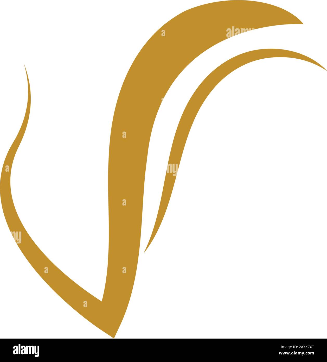 V lettera icona modello disegno vettoriale Illustrazione Vettoriale