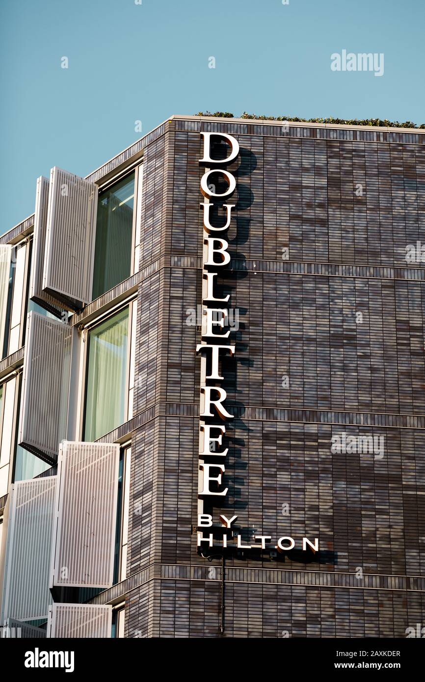 Logo Doubletree by Hilton Foto Stock