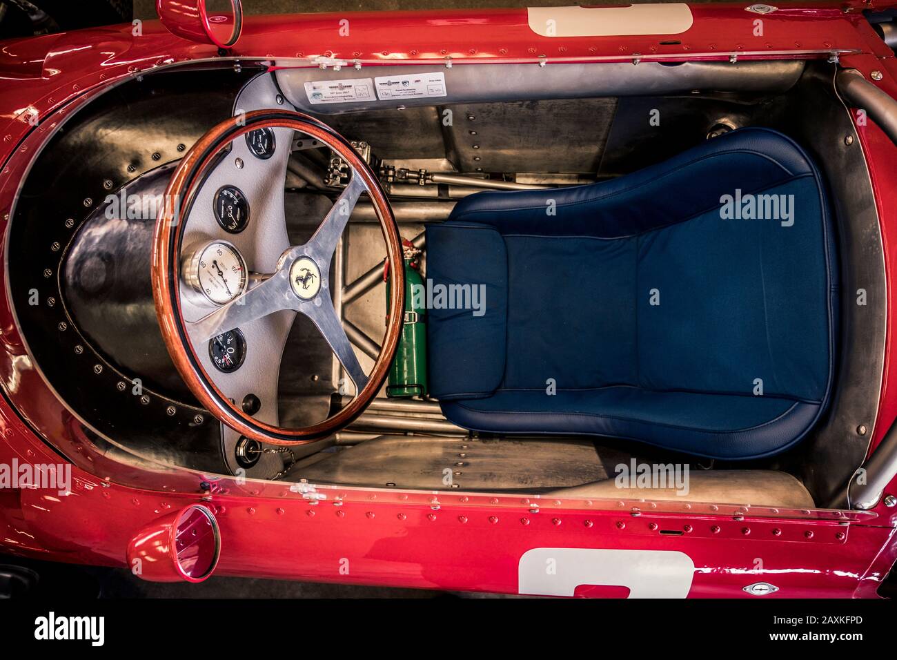 Ferrari 156 del Gran Premio di "Harknose" al circuito di Zandvoort Foto Stock