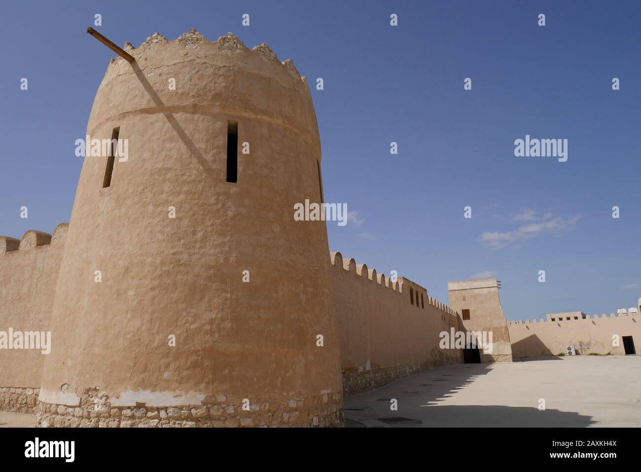 Torretta, Forte Riffaa, Riffaa Est, Regno Del Bahrain Foto Stock