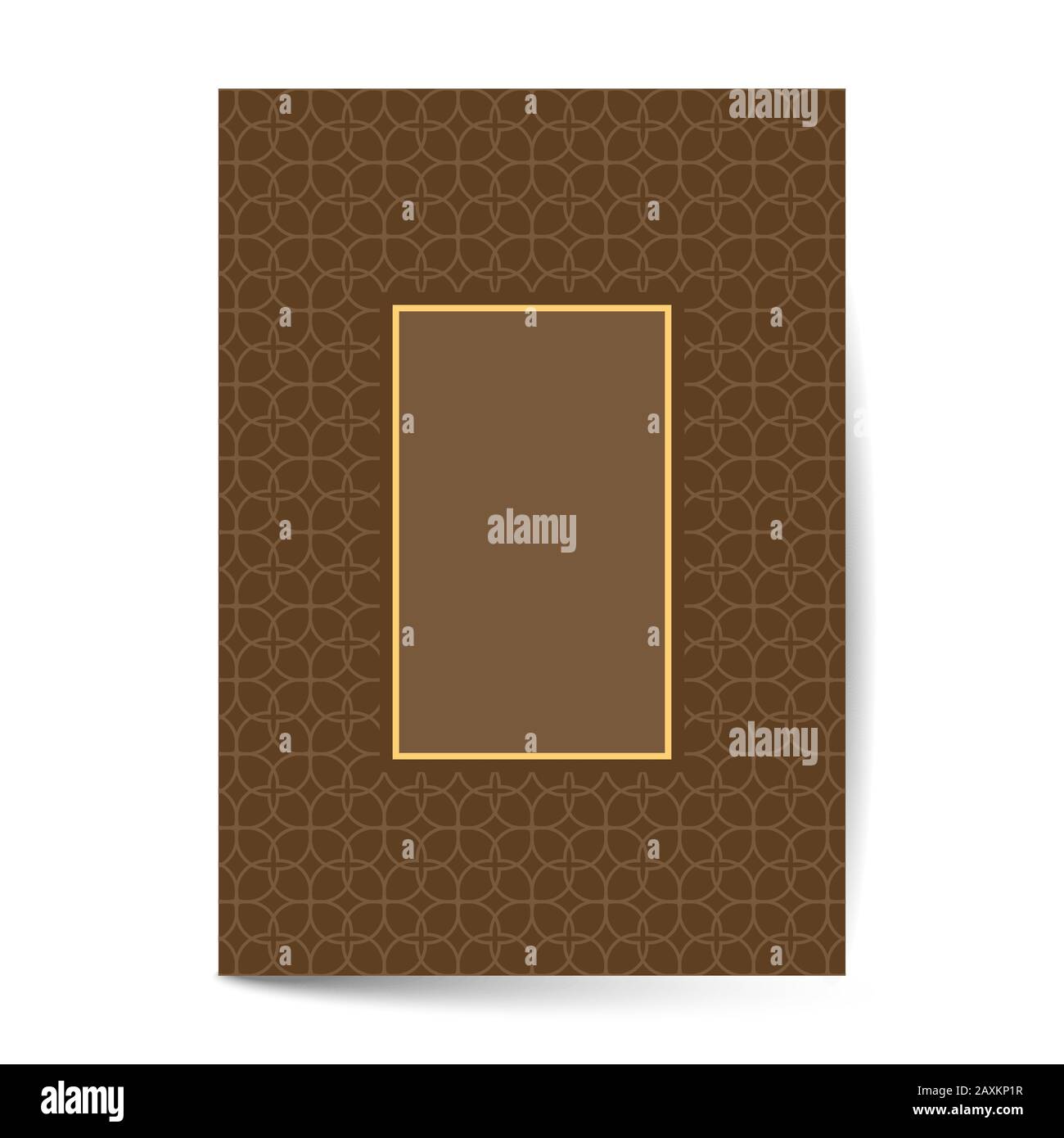 Il minimo di lusso design del coperchio con elemento di modello per il menu scheda di invito, banner prenota vettore di design Illustrazione Vettoriale