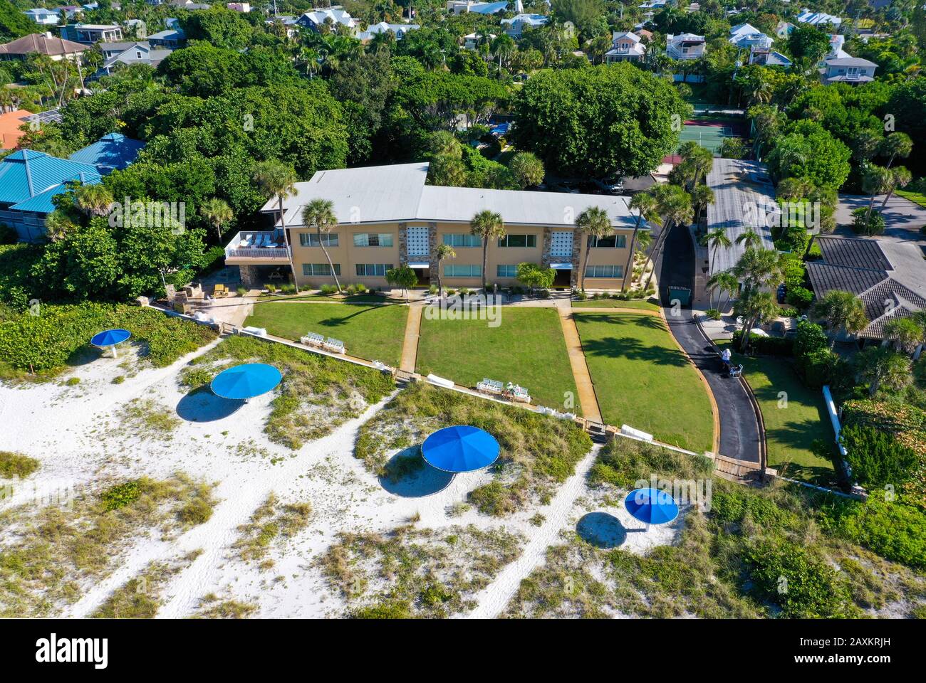 Anna MARIA ISLAND, FL / USA - 23 settembre 2019: LayBy Resort on Holmes Beach Fl. È una proprietà balneare venduta a Garth Brooks e Moglie Trisha Foto Stock
