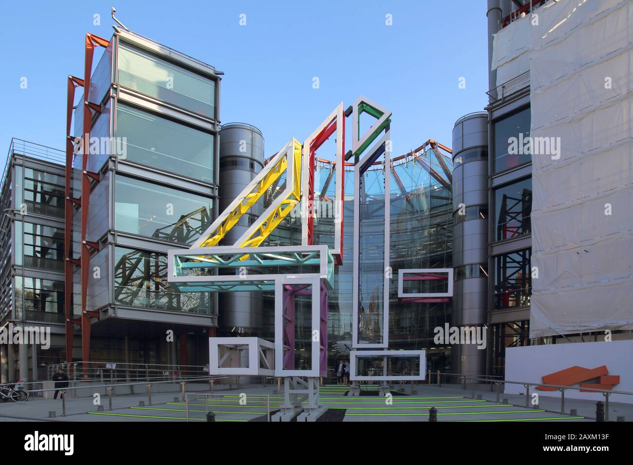 chanel 4 studi tv londra Foto Stock