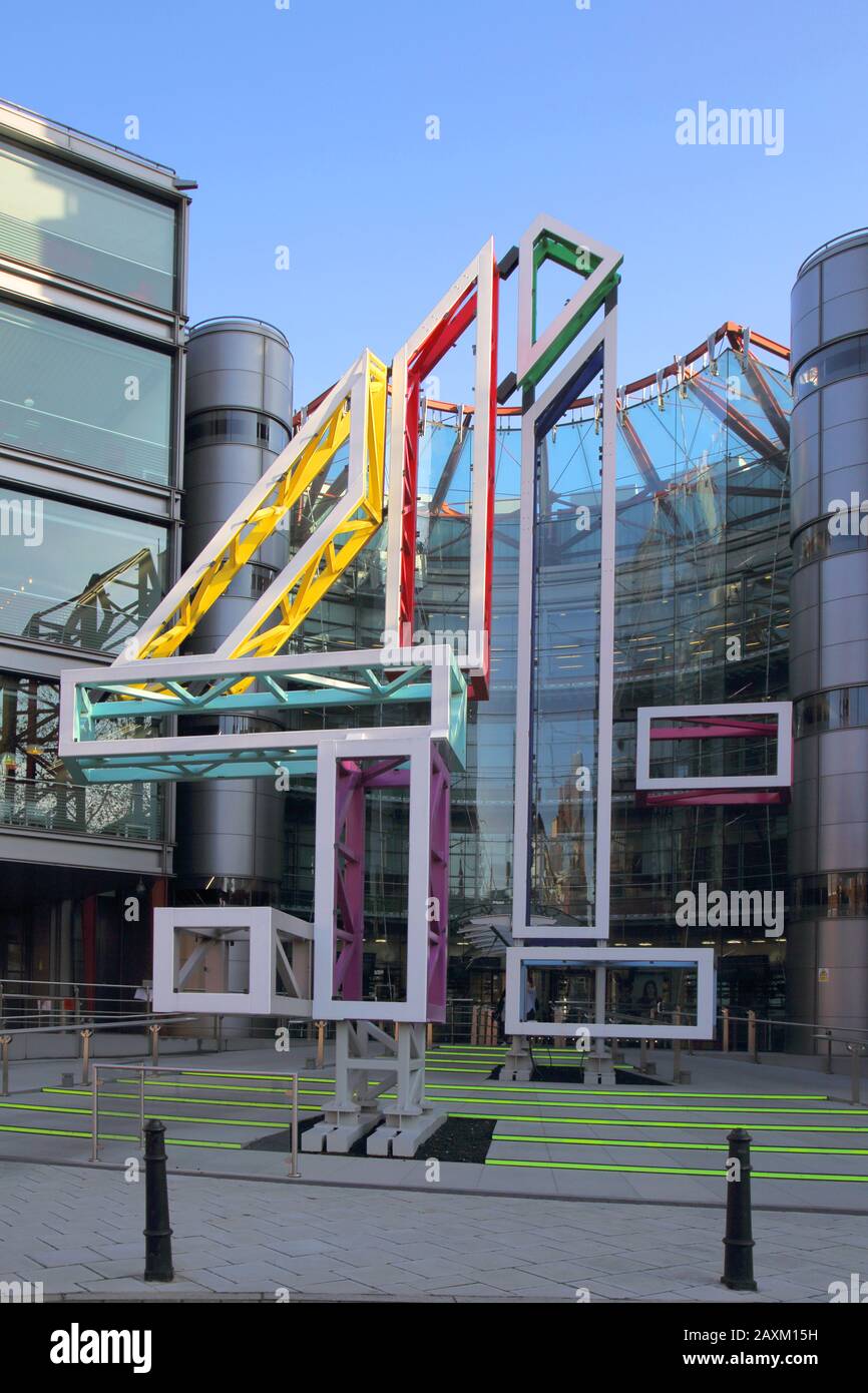 chanel 4 studi tv londra Foto Stock