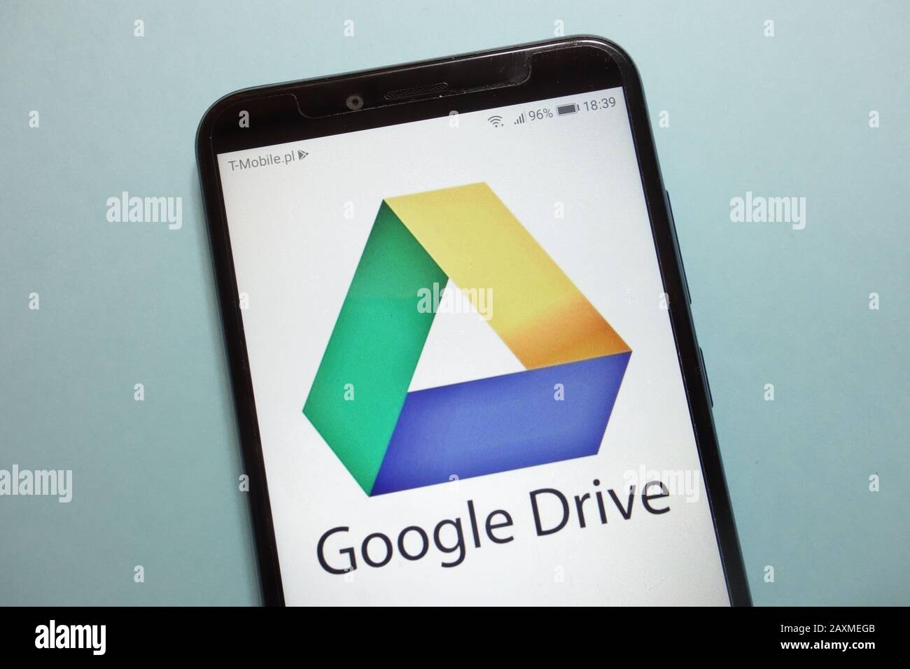 Logo Google Drive sullo smartphone Foto Stock