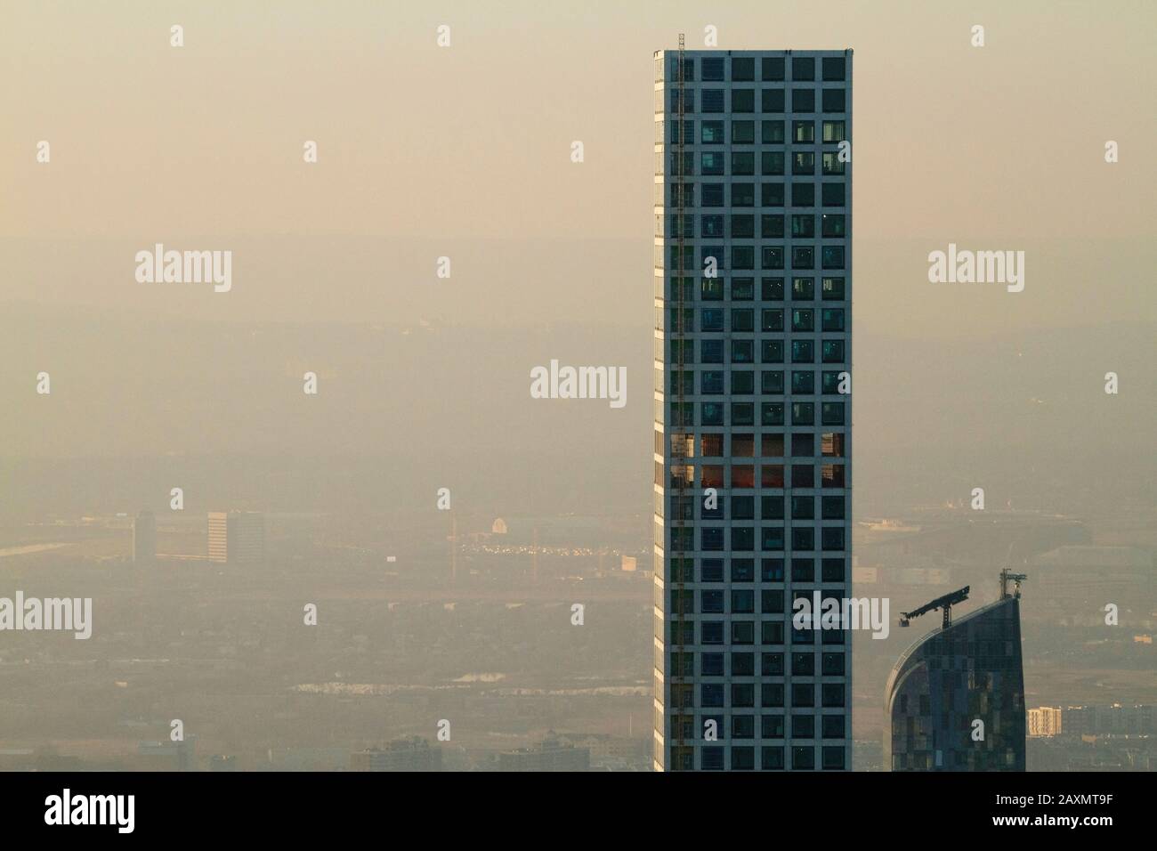 Un alto edificio residenziale, 432 Park Avenue, a New York City Foto Stock