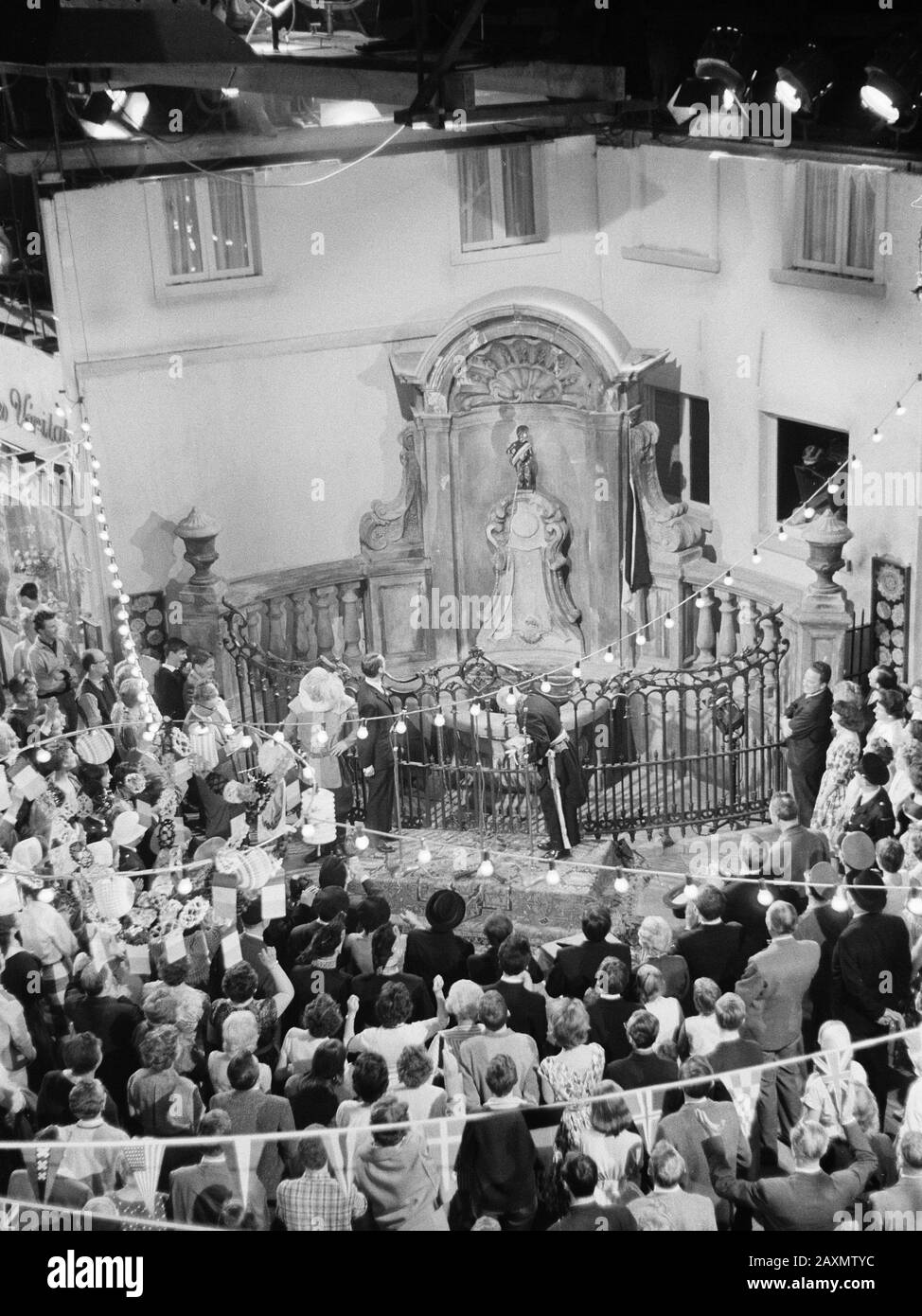 Nuovo film di Bert Haanstra Affair M.P. incluso nello studio Cinetone di Amsterdam il 16 maggio 1960 Foto Stock