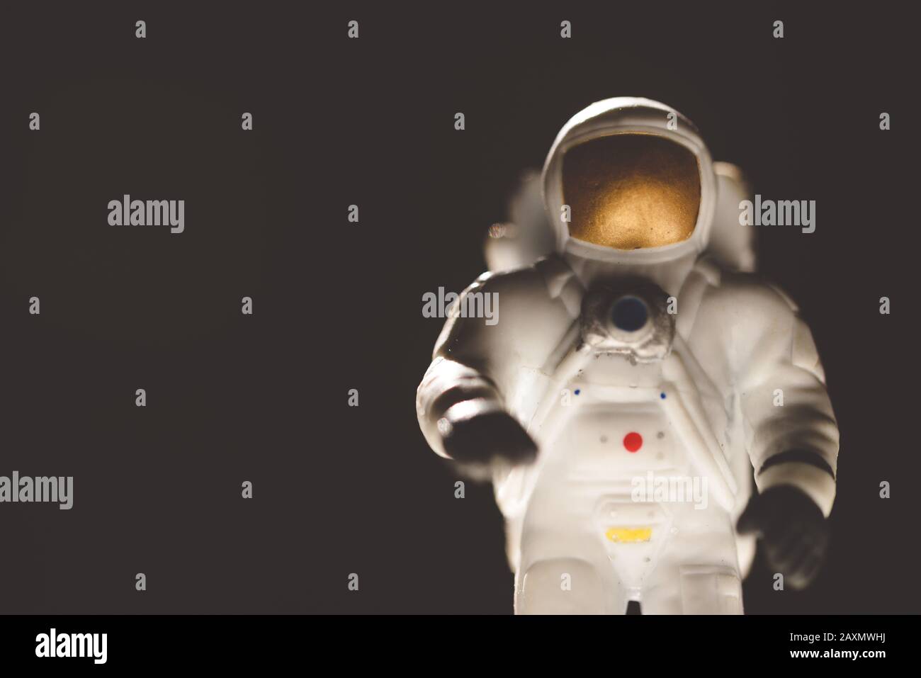 Astronauta spaziale razzo spazio esterno esplorazione NASA Foto Stock