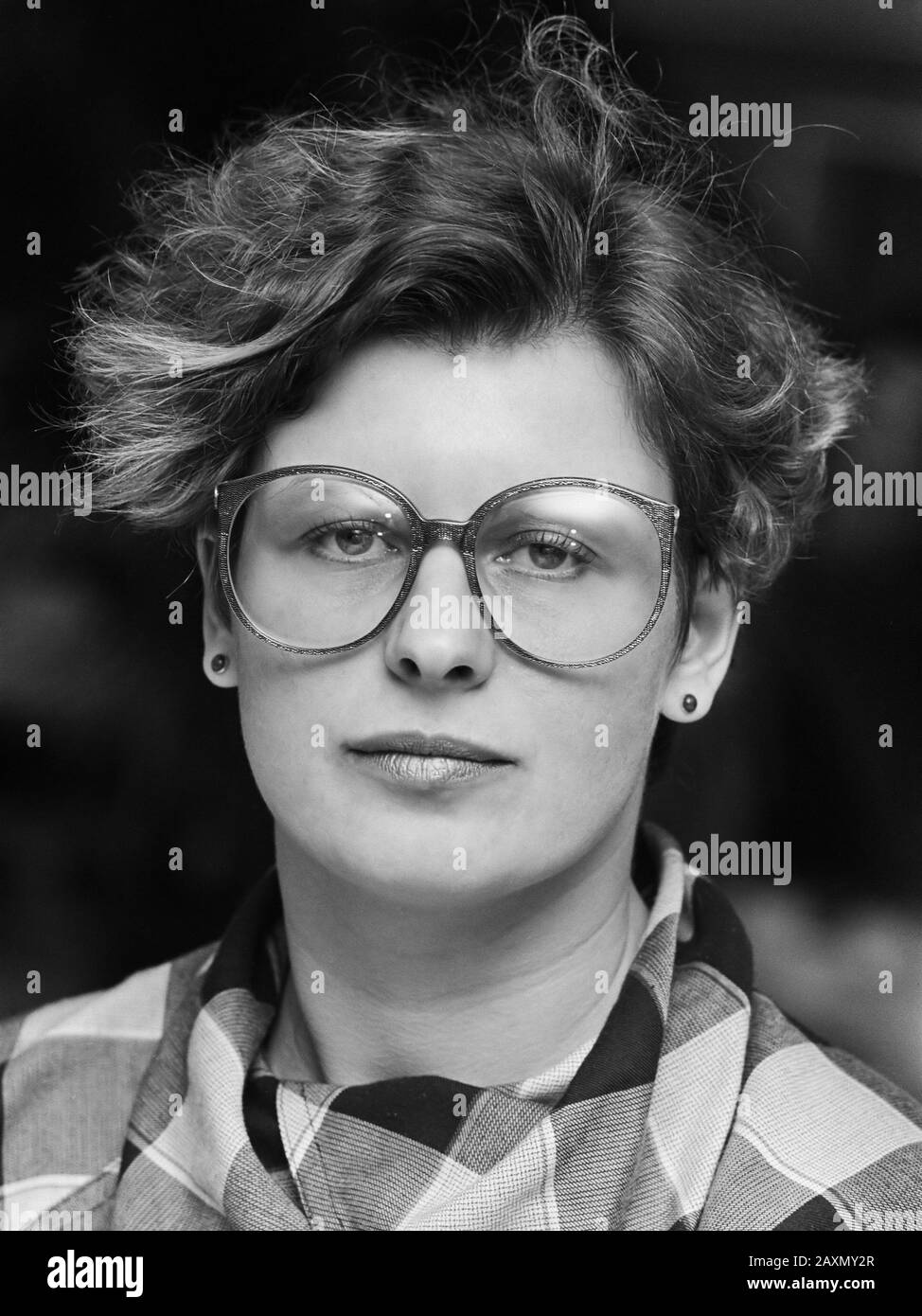 Congresso delle Donne rosse alla RAI; Geke Faber, Presidente delle Donne rosse 1 marzo 1985 Foto Stock
