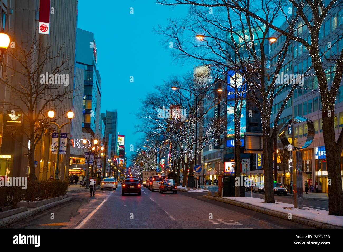 Chuo Ward, Sapporo, Hokkaido, Giappone Foto Stock