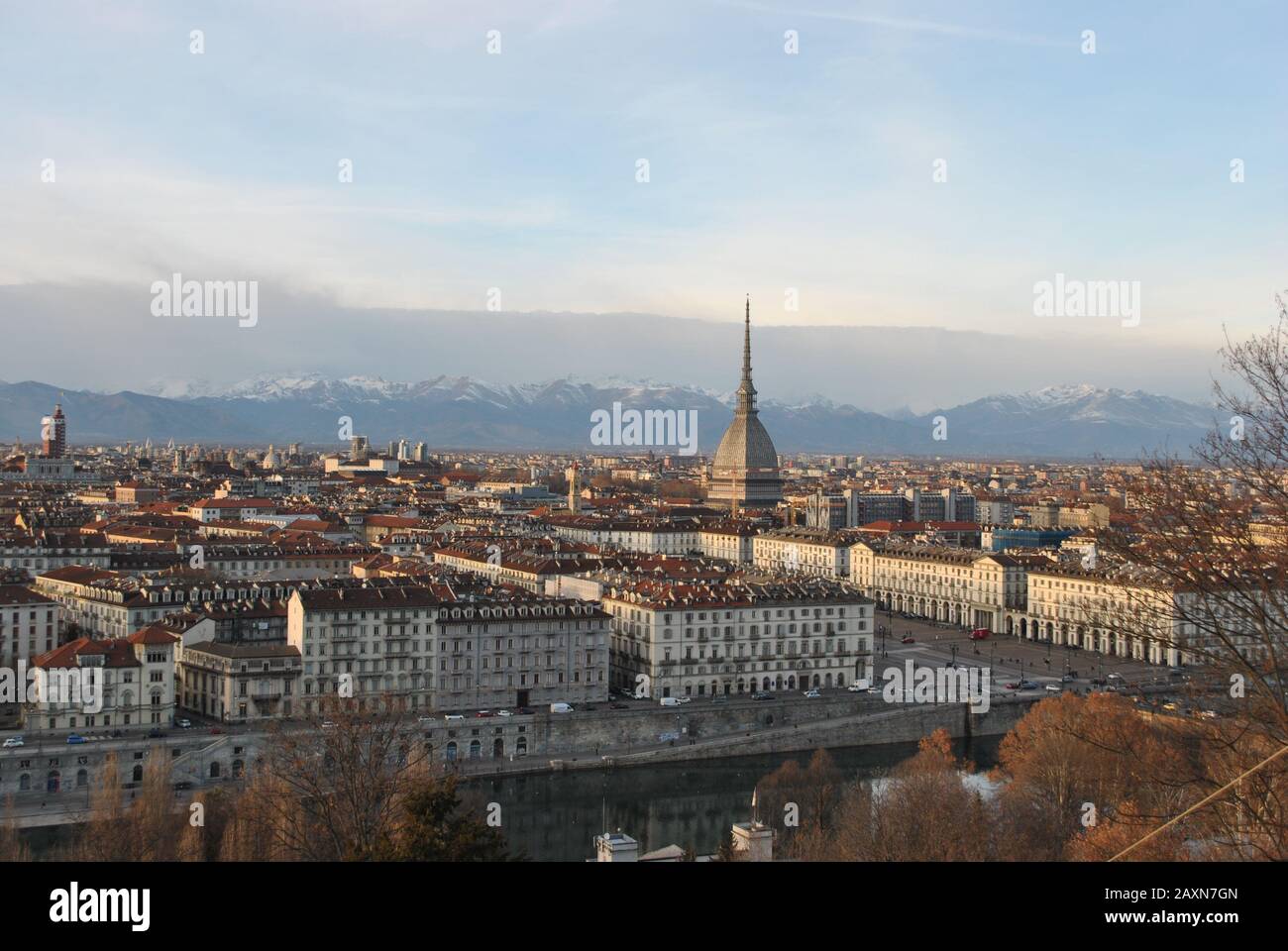 Veduta aerea di Torino Foto Stock