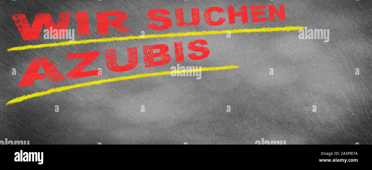 Stiamo cercando tirocinanti Foto Stock