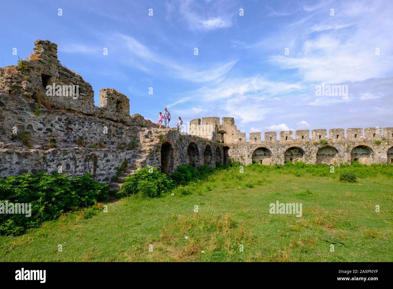 Fortezza Bashtova, Kalaja E Bashtovës, Vilë-Ballaj, Qark Tirana, Albania Foto Stock