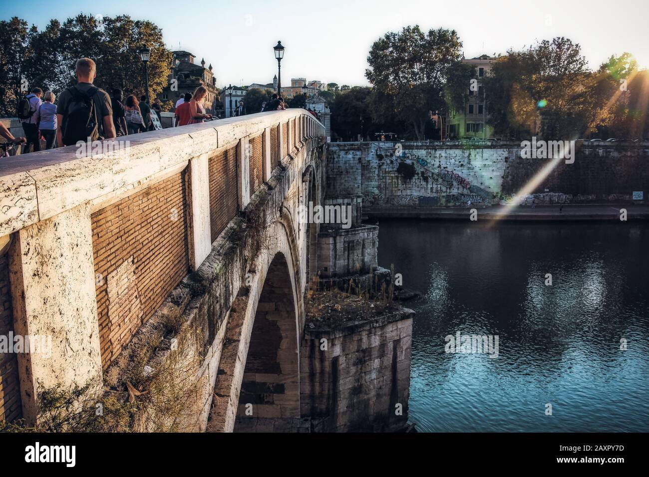 Ponte Sisto, Roma Foto Stock