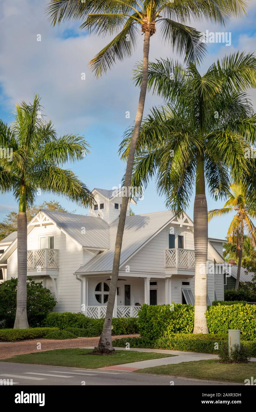 Cottage casa a Napoli, Florida, Stati Uniti Foto Stock