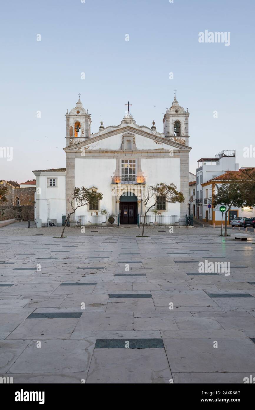 Chiesa Di Santa Maria Igreja De Santa Maria, Lagos, Algarve, Faro Distretto, Portogallo Foto Stock