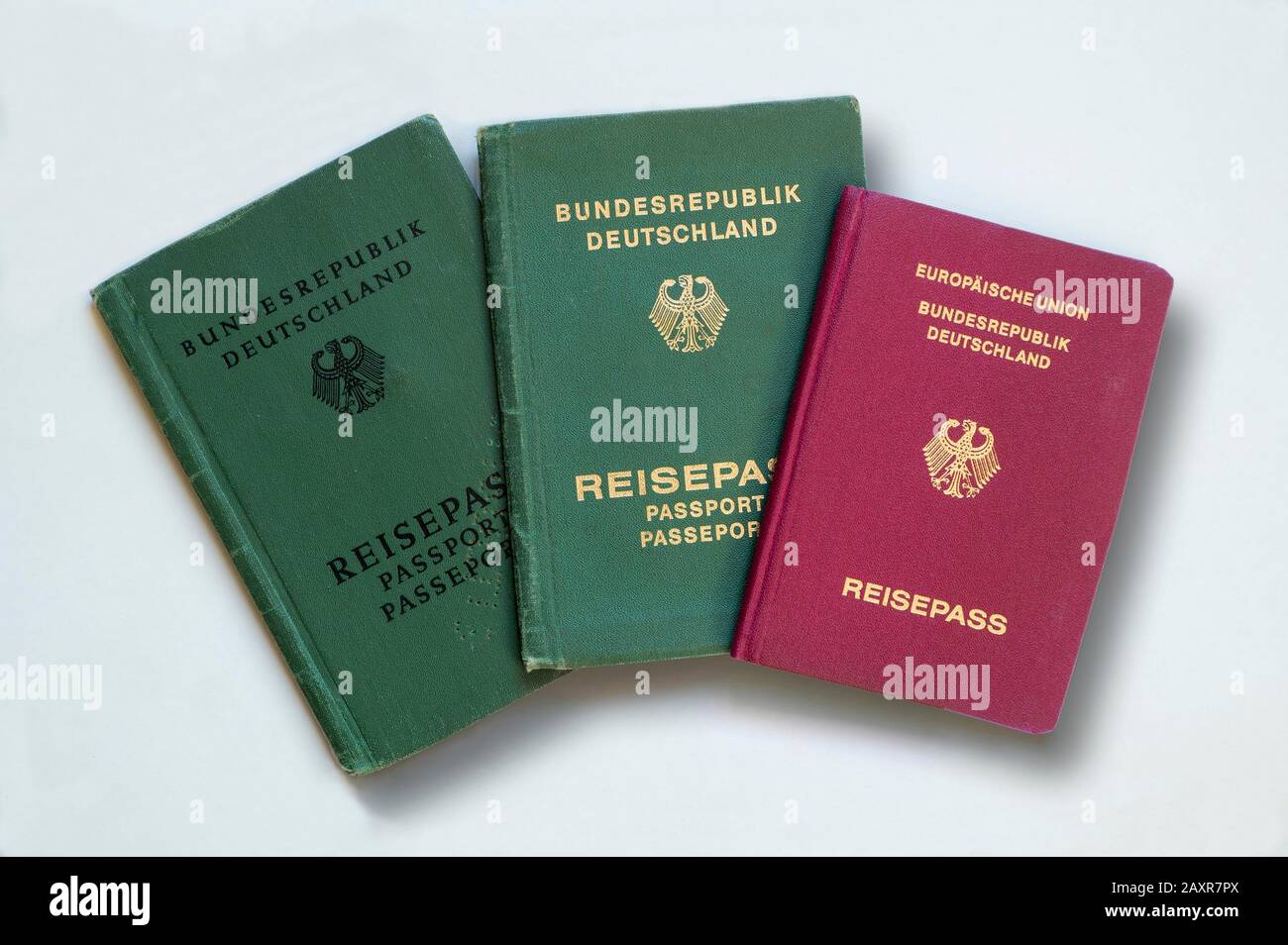 Passaporti Tedeschi, Germania, Europa Foto Stock