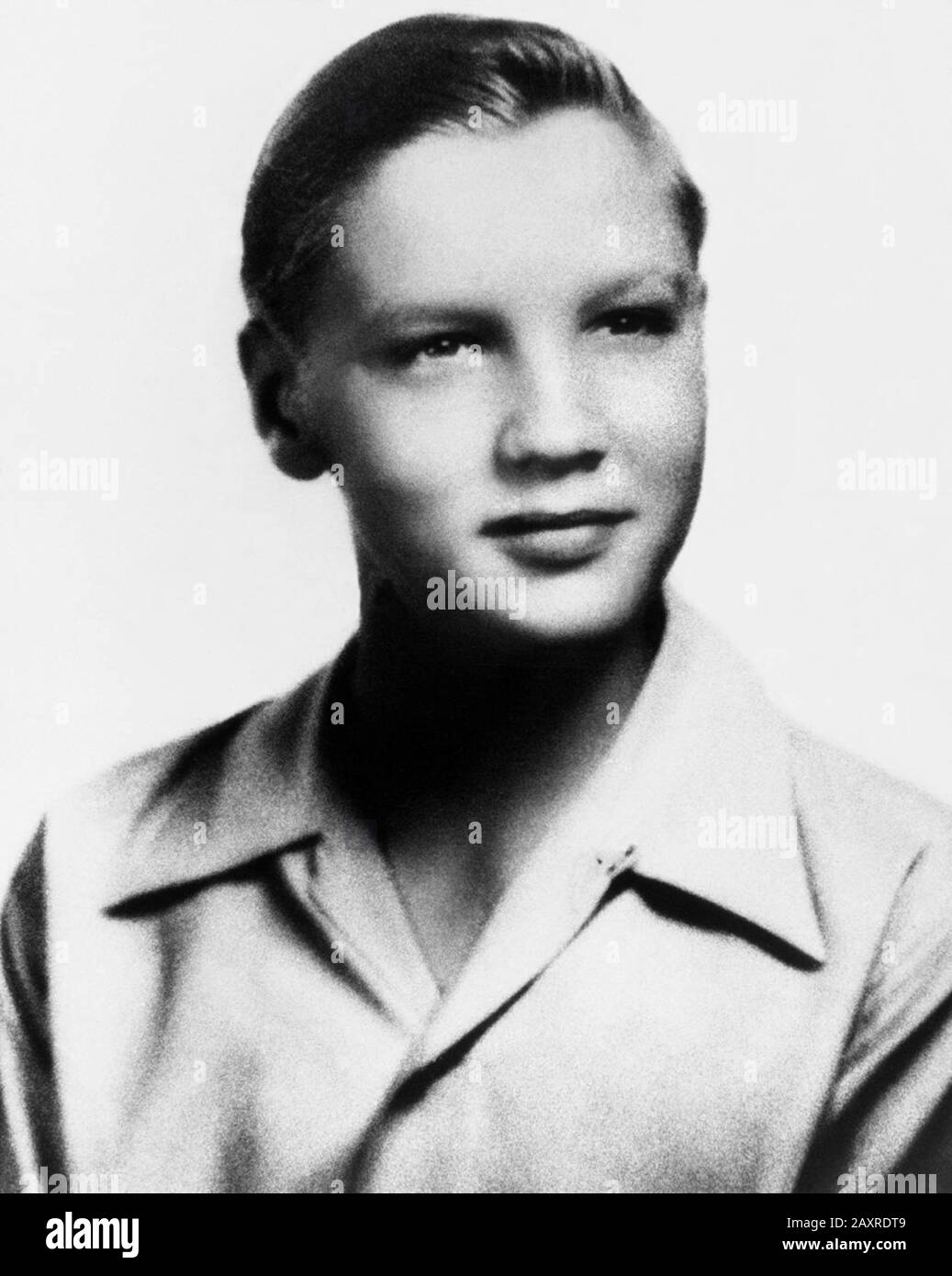 1948, Tupelo, USA : la cantante più celebre di Rock'n Roll ELVIS PRESLEY (1935 - 1977) quando era un ragazzo di 13 anni. Fotografo non identificato. MUSICA - MUSICA - ROCK - STORIA - FOTO STORICHE - quando era un bambino - bambini - celebrità celebrità - celebrità personaggi famosi da bambini - bambino - bambini - infanzia - infanzia --- ARCHIVIO GBB Foto Stock