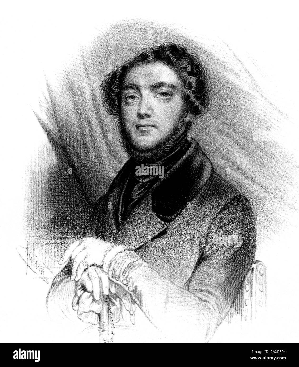 1839 , FRANCIA : lo scrittore francese di roman-feuilleton EUGENE SUE ( 1804 - 1857 ), autore del più celebre romanzo realista LES MYSTERES DE PARIS ( i Misteri di Parigi, 1842-1843), LE JUIF ERRANT ( l'ebreo errante , l'ebreo Errante , 1844-1845 ) e LES SEPT PECHES CAPITAUX ( Io sette peccati Mortali , 1847-1849). Incisione di Julien dal ritratto originale 1935 del pittore François-Gabriel Lépaulle . - LETTERATO - SCRITORE - LETTERATURA - SCRITTORE - SCRITORE - BELLE EPOQUE - Letteratura - barba - incisione ---- ARCHIVIO GBB Foto Stock