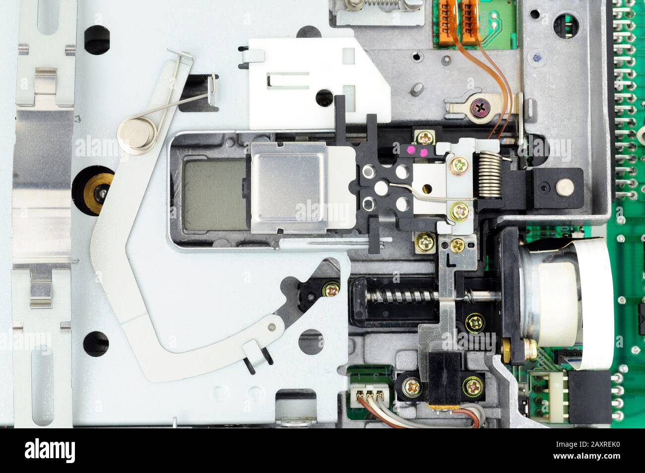 Componenti hardware dell'unità disco floppy esterna Foto Stock