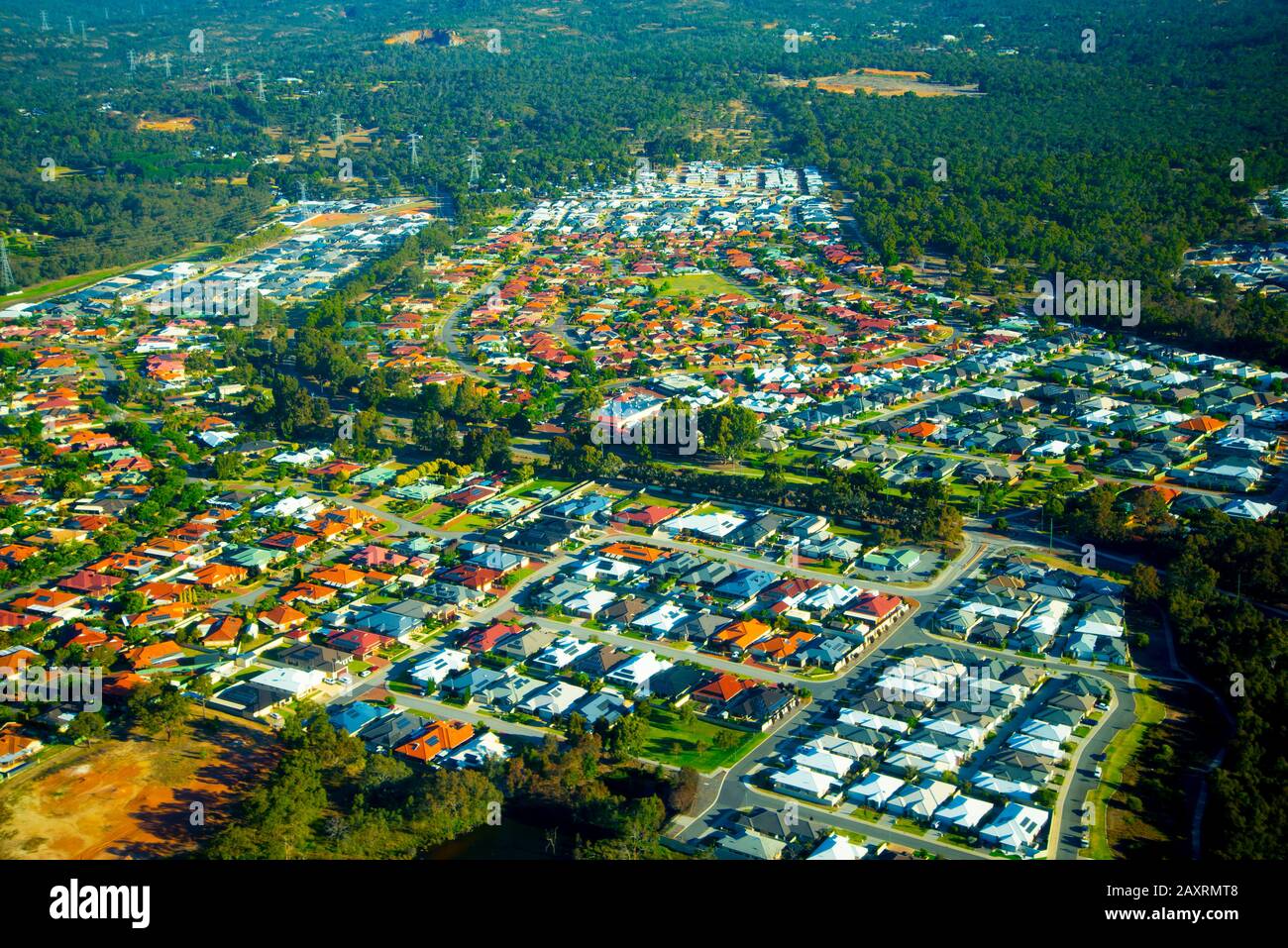 Perth City Suburbs - Australia Foto Stock