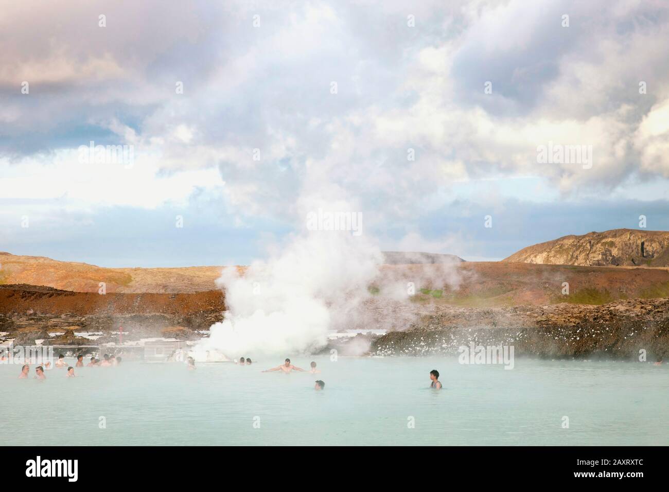 Laguna Blu, lago, corpo d'acqua, Islanda, Reykjavik, Reykjavik Foto Stock