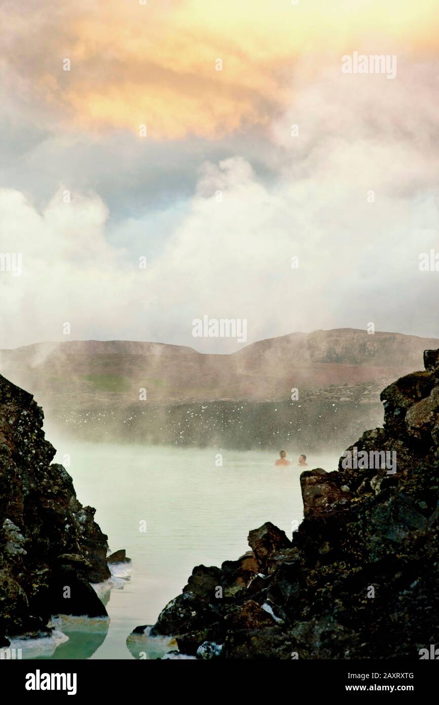 Laguna Blu, lago, corpo d'acqua, Islanda, Reykjavik, Reykjavik Foto Stock