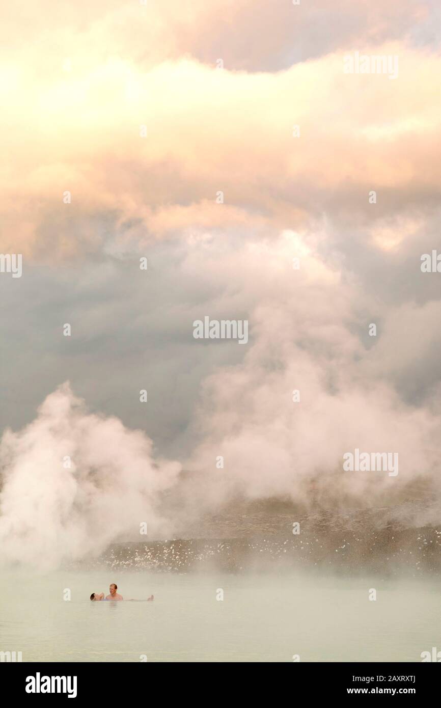 Laguna Blu, lago, corpo d'acqua, Islanda, Reykjavik, Reykjavik Foto Stock