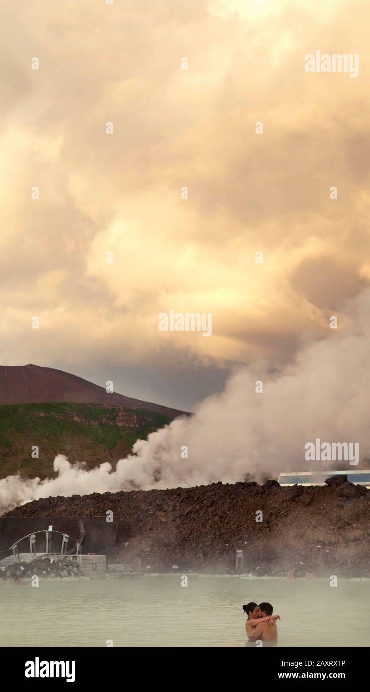 Laguna Blu, lago, corpo d'acqua, Islanda, Reykjavik, Reykjavik Foto Stock