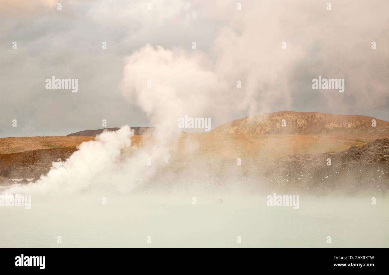 Laguna Blu, lago, corpo d'acqua, Islanda, Reykjavik, Reykjavik Foto Stock
