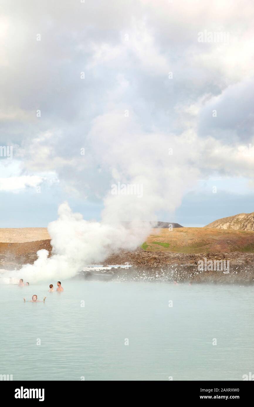 Laguna Blu, lago, corpo d'acqua, Islanda, Reykjavik, Reykjavik Foto Stock