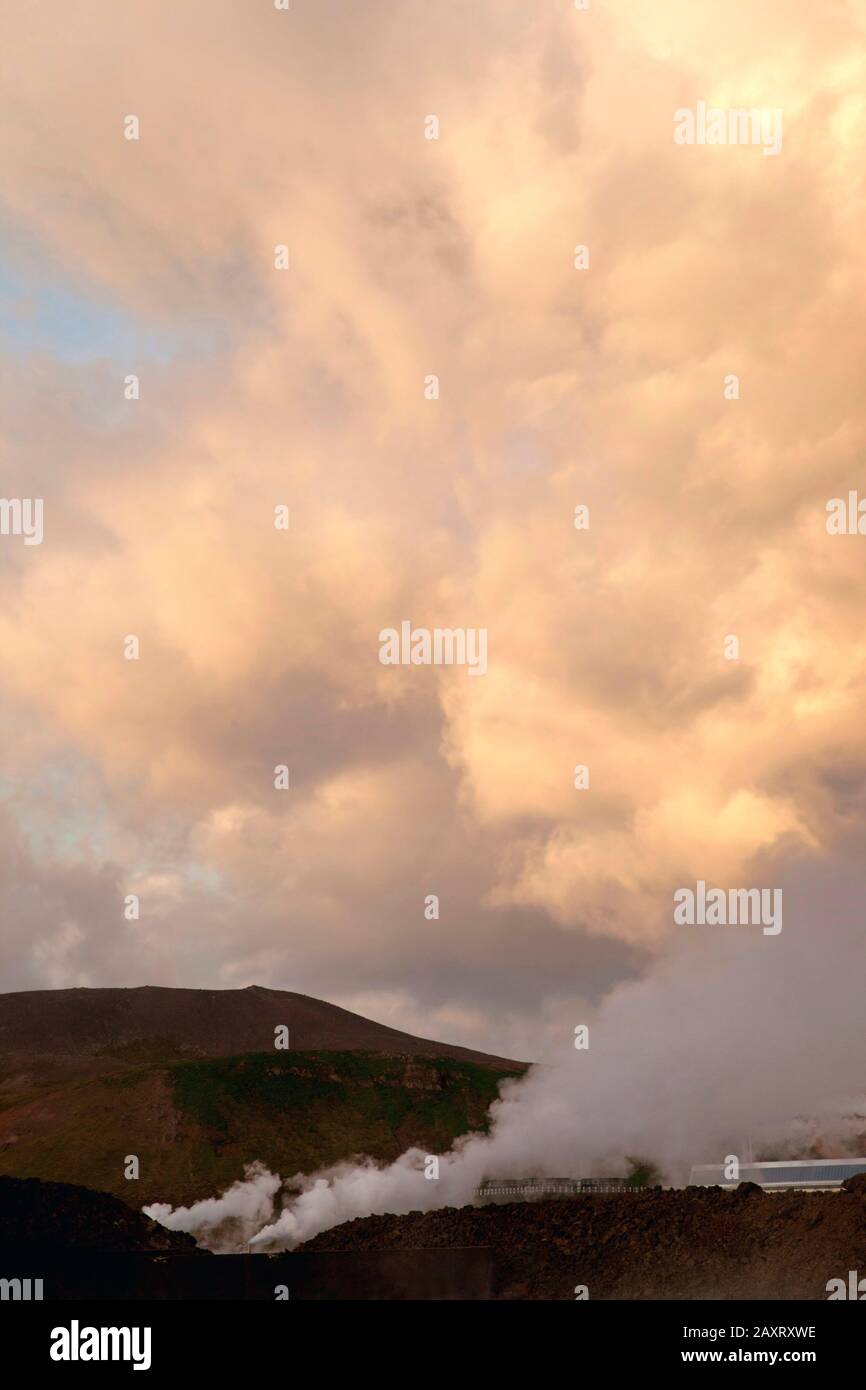 Laguna Blu, lago, corpo d'acqua, Islanda, Reykjavik, Reykjavik Foto Stock