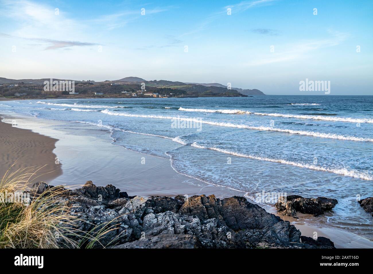 Spiaggia Di Culdaff, Penisola Di Inishowen. Contea Di Donegal - Irlanda Foto Stock