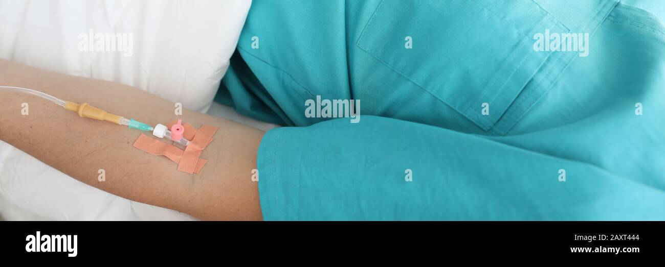 Moderno trattamento clinico di malattia Foto Stock