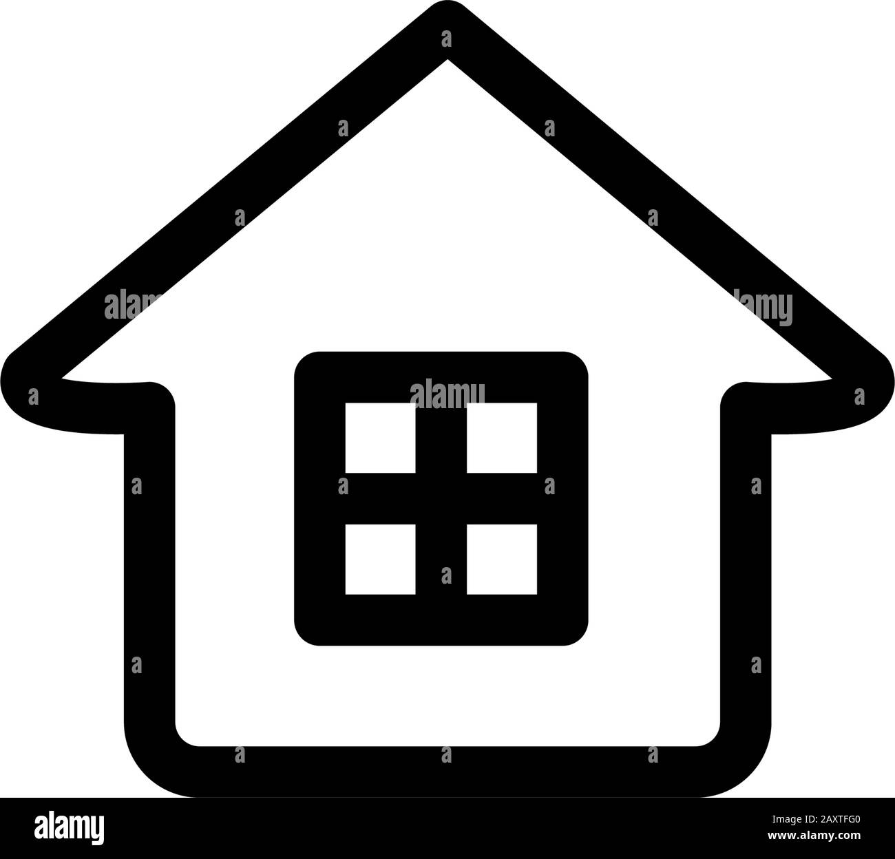 Vettore modello di disegno icona immobiliare Illustrazione Vettoriale